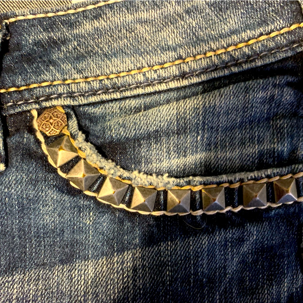 Worn once Silver Jeans